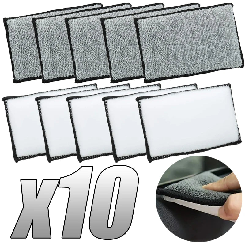 Soft Double Side Microfiber Scrubbing Sponge