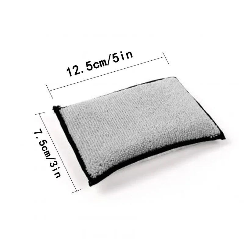 Soft Double Side Microfiber Scrubbing Sponge